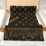 ルイヴィトンスーパーコピー LV アパレル MP1891 シュプリーム コラボ モノグラムマフラースカーフ