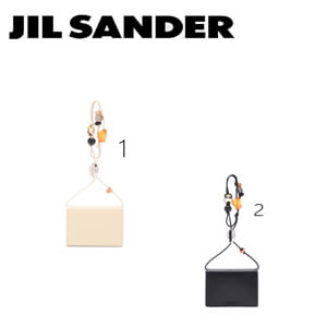 JIL SANDER/ジルサンダー 財布 コピー ビーズストラップ レザーウォレットバッグ