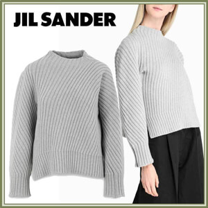 ジルサンダー ニット コピー JIL SANDER☆リブドニットジャンパー