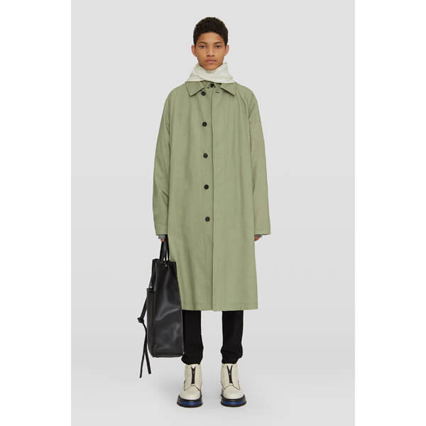 ジルサンダー コート コピー【人気】JIL SANDER コットン製シングルブレストコート JSMS430301-MS243600