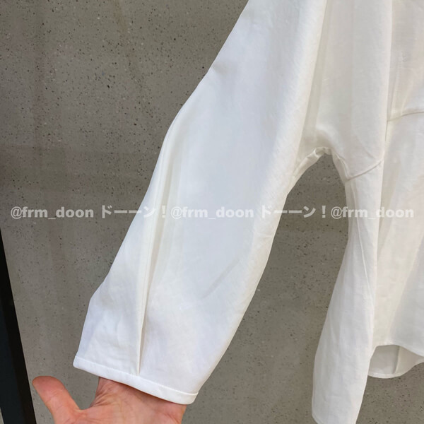 ジルサンダー トップス コピー【JIL SANDER】2021SS新作 リネン Vネック 切り替え JSPS561206 
