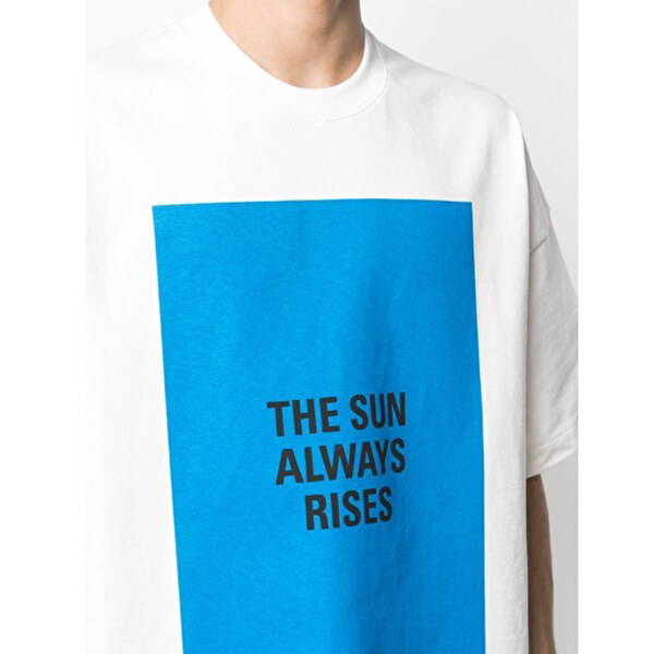 ジルサンダー Tシャツ 偽物 2021SS新作 クルーネック プリント cotton JSMS707043-MS248508