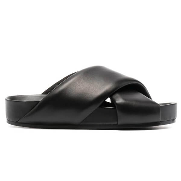 ジルサンダー サンダル 偽物 JIL SANDER プラットフォームレザー