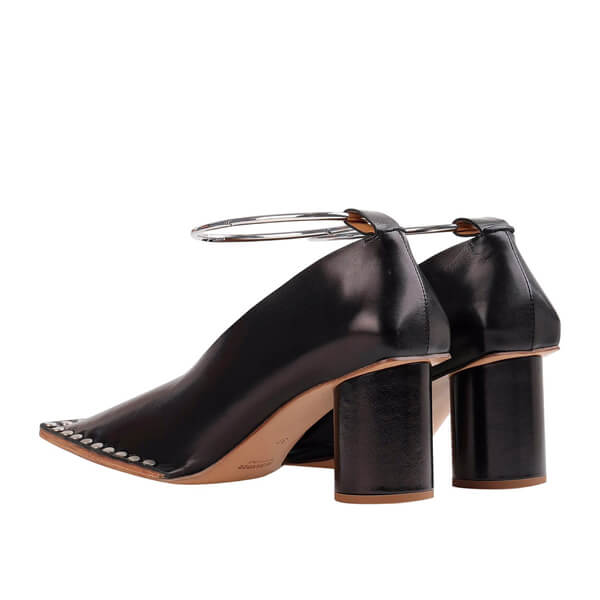 ジルサンダー 革靴 偽物 【JIL SANDER】アンクレット☆スタッズ レザーパンプス☆3色展開 アクセサリー
