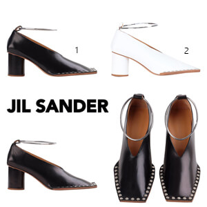 ジルサンダー 革靴 偽物 【JIL SANDER】アンクレット☆スタッズ レザーパンプス☆3色展開 アクセサリー