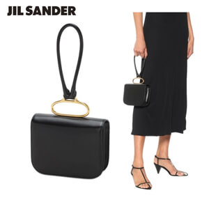 【Jil Sander】ジルサンダー 財布 偽物 Handlebar Leather Clutch Bag ブラック