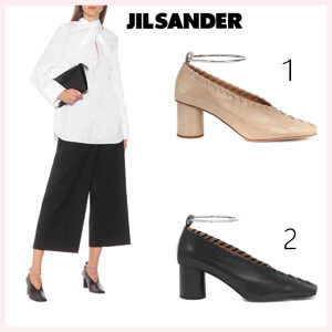 ☆JIL SANDER☆ジルサンダー 革靴 コピー NEWウィップステッチ レザーパンプス