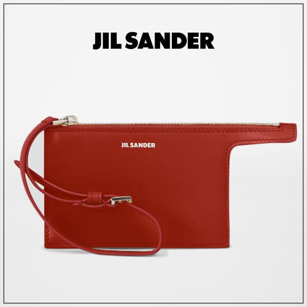 JIL SANDER ジルサンダー 財布 偽物 Tootie カードホルダー 100% カーフレザー