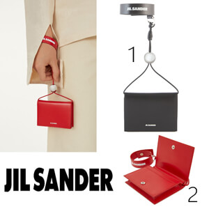 【ジルサンダー 財布 偽物】Jil Sander リストバンド レザー ウォレット