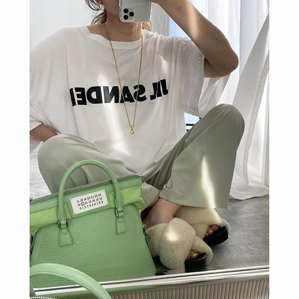 ジルサンダー 偽物 メルカリ ジルサンダー Ｔシャツ コピー 激安2023ss*コットン*ロゴプリント 欲しい超限定