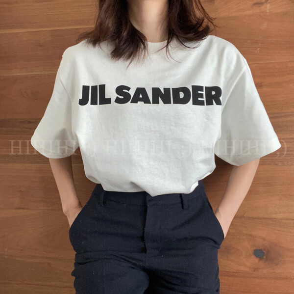 ジルサンダー 偽物 メルカリ ジルサンダー Ｔシャツ コピー 激安2023ss*コットン*ロゴプリント 欲しい超限定
