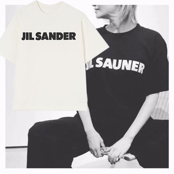 ジルサンダー 偽物 メルカリ ジルサンダー Ｔシャツ コピー 激安2023ss*コットン*ロゴプリント 欲しい超限定