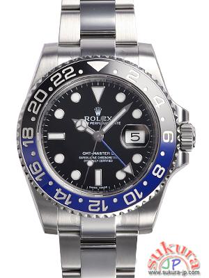 ロレックス スーパーコピー 偽ロレックス 29800円 GMT マスターII 116710BLNR