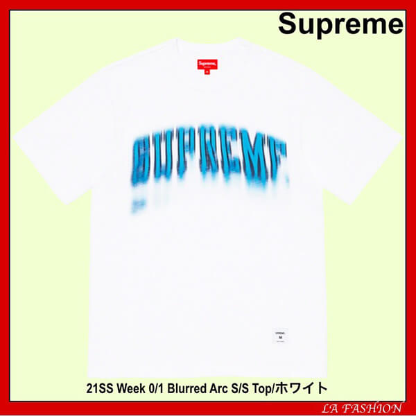 シュプリーム Tシャツ 偽物 21SS シュプリーム ブラード アーク Tシャツ Blurred 1w