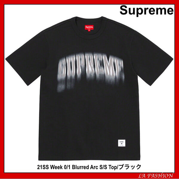 シュプリーム Tシャツ 偽物 21SS シュプリーム ブラード アーク Tシャツ Blurred 1w