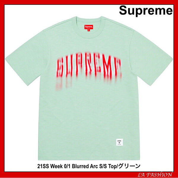 シュプリーム Tシャツ 偽物 21SS シュプリーム ブラード アーク Tシャツ Blurred 1w