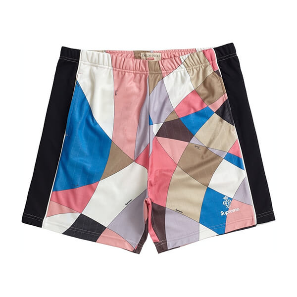 21SS シュプリーム x エミリオプッチ 偽物 ショートパンツ Soccer Short 