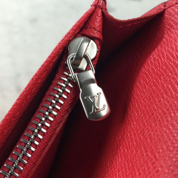 21-22AW新作 シュプリーム ヴィトン 財布 偽物 ルイヴィトン × シュプリーム PF. BRAZZA SP EPI Wallet 長財布 赤