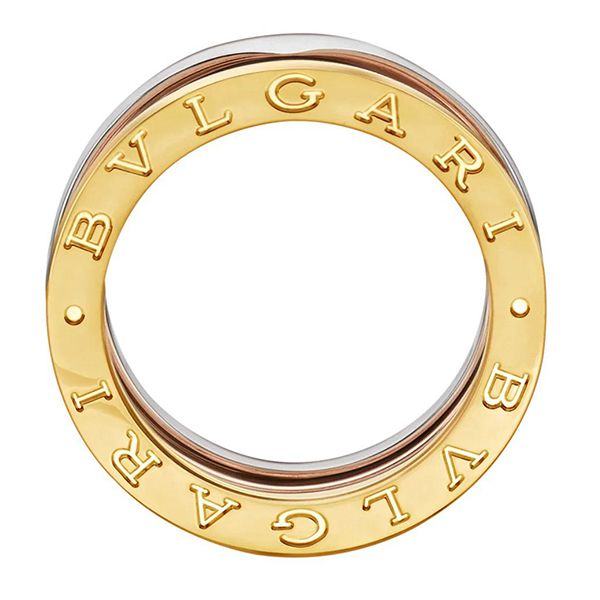 ブルガリ 18K コピーマルチカラーゴールド ビーゼロワン 3バンドリングお洒落に