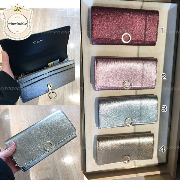 ブルガリ 財布 コピー ◆キラキラキュートシンプル長財布