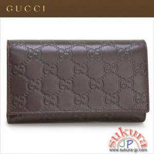 グッチコピー 財布 GGシマ　レザー　263114 ダークブラウン レザー