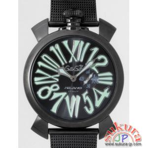 ガガミラノ コピー スリム 46mm クォーツ 5082.2 SS(PVD)ブレス