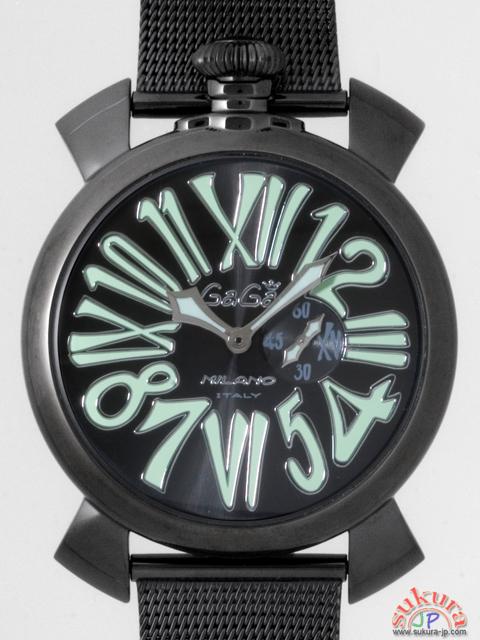 ガガミラノ コピー スリム 46mm クォーツ 5082.2 SS(PVD)ブレス