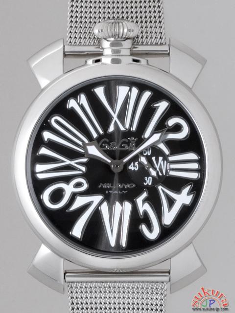 ガガミラノ  スリム　46mm　クォーツ 5080.2 SSブレス
