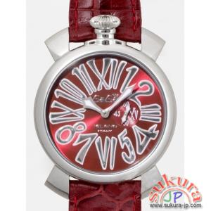 ガガミラノ  スリム　46mm　クォーツ 5084.4 SS/ボルドー革
