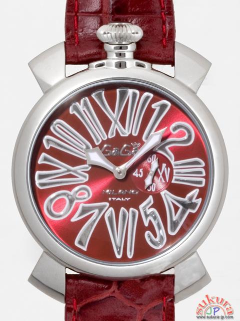 ガガミラノ  スリム　46mm　クォーツ 5084.4 SS/ボルドー革