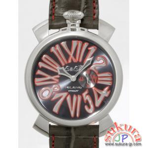 ガガミラノ コピースリム　46mm　クォーツ 5084.2 SS/グレー革