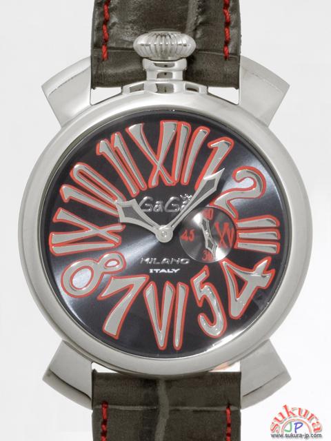 ガガミラノ コピースリム　46mm　クォーツ 5084.2 SS/グレー革