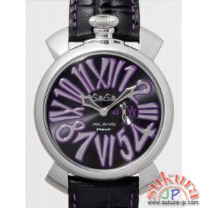 ガガミラノ コピー スリム 46mm クォーツ 5084.1 SS/ブラック革
