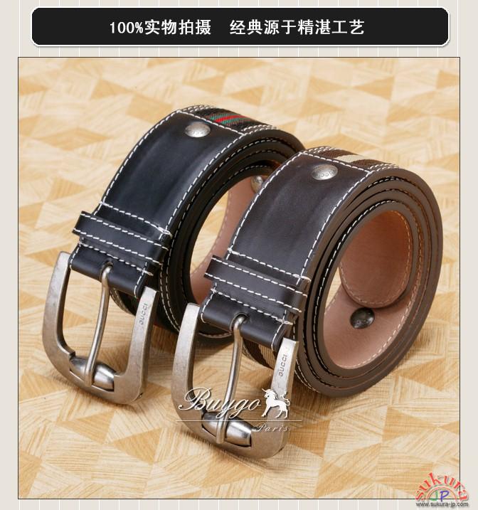 グッチ ベルト ブランド ベルト メンズ 本革 ダークブラウン 232852