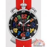 ガガミラノコピー クロノ　48mm　クォーツ 6050.2 レッドラバー