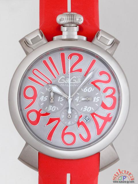 ガガミラノ GAGAMILANO マニュアーレ　クロノ　48mm　クォーツ 5050.4