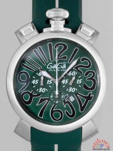 ガガミラノ GAGAMILANO マニュアーレ　クロノ　48mm　クォーツ 5050.6