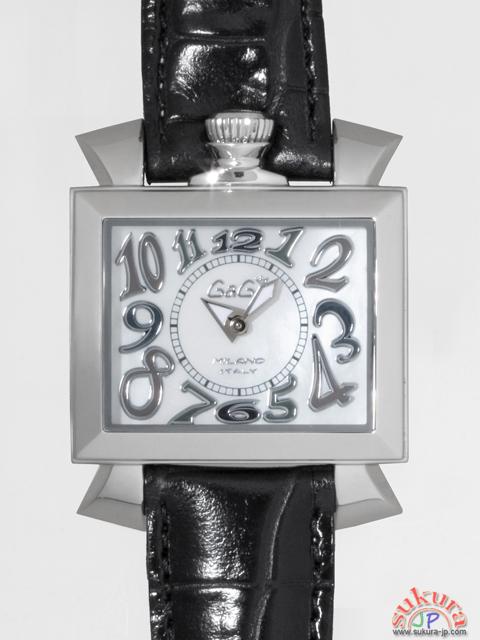 ガガミラノ コピー  ナポレオーネ　40mm　クォーツ 6030.5 ブラック革