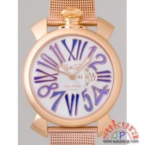 ガガミラノ  スリム　46mm　クォーツ 5081.3 RGメッキブレス