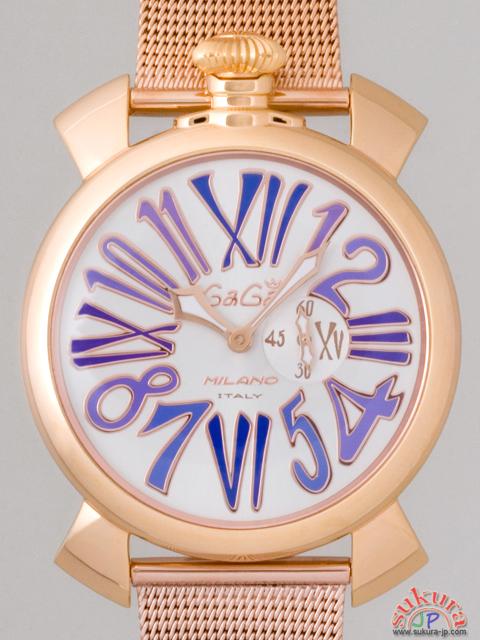 ガガミラノ  スリム　46mm　クォーツ 5081.3 RGメッキブレス
