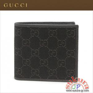 グッチコピー 財布　143383　GGデニム　ブラウン/ブラック