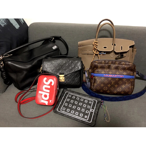 シュプリーム コピー​ ルイヴィトン シュプリーム 偽物 Leather Danube EPI Shoulder Bag Red 赤 21-22AW新作