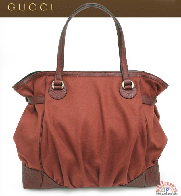 グッチコピー トートバッグ ウール/GGシマレザー 257290