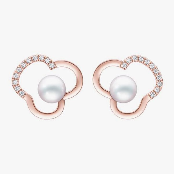 人気◆SPUR掲載◆TASAKI◆チャンツ イヤリング 偽物 パール ダイヤ