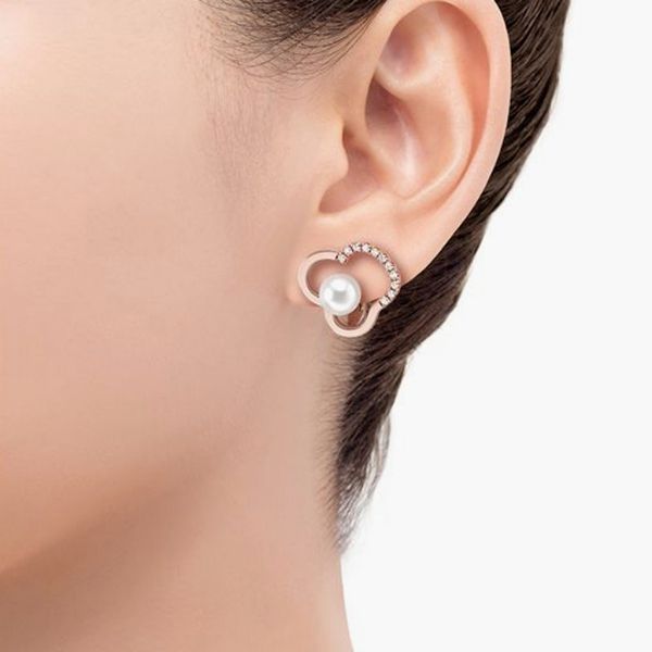 人気◆SPUR掲載◆TASAKI◆チャンツ イヤリング 偽物 パール ダイヤ