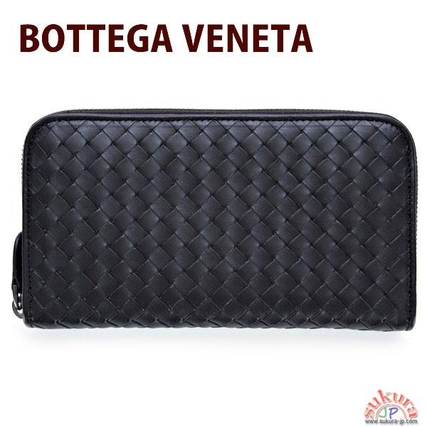 ボッテガヴェネタ 長財布 メンズ レザー ブラック 114076 VAHF3 1000 NERO