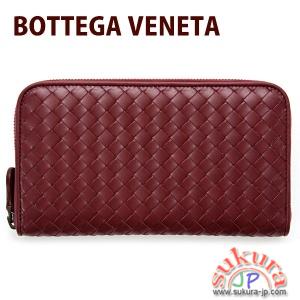 ボッテガヴェネタ 長財布 レザー メンズ レッド 114076 V4651 6130 VERMILLON