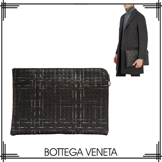 【17AW】ボッテガヴェネタコピー ボッテガヴェネタ/Intrecciatoステッチレザーホルダー
