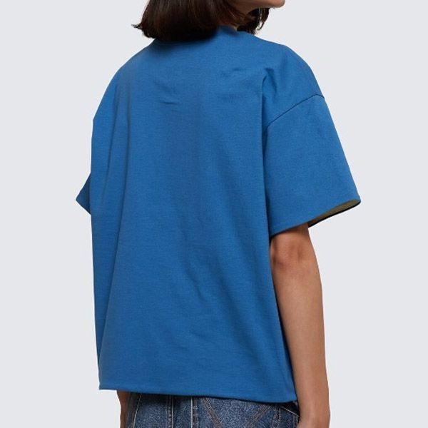 ボッテガ ヴェネタ ダブルレイヤーコットン Tシャツ コピー 744990V16E04262