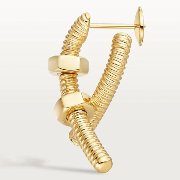 即対応 カルティエ エクル ドゥ コピー 18K シングル ピアス B8301436